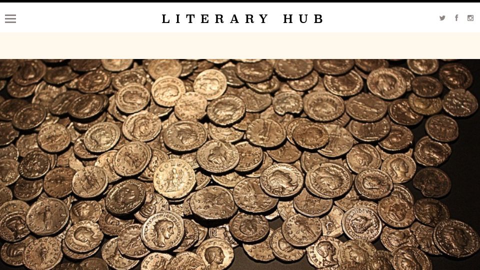 Screenshot of lithub.com: What Roman Coins Reveal About the People Who Made Them