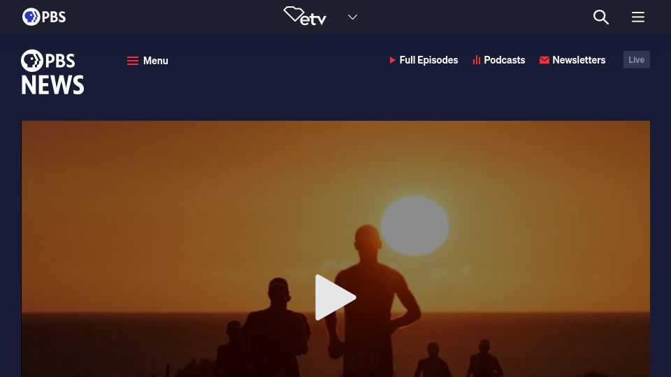 Screenshot of pbs.org: Exercise may be the 'most potent medical intervention ever known'