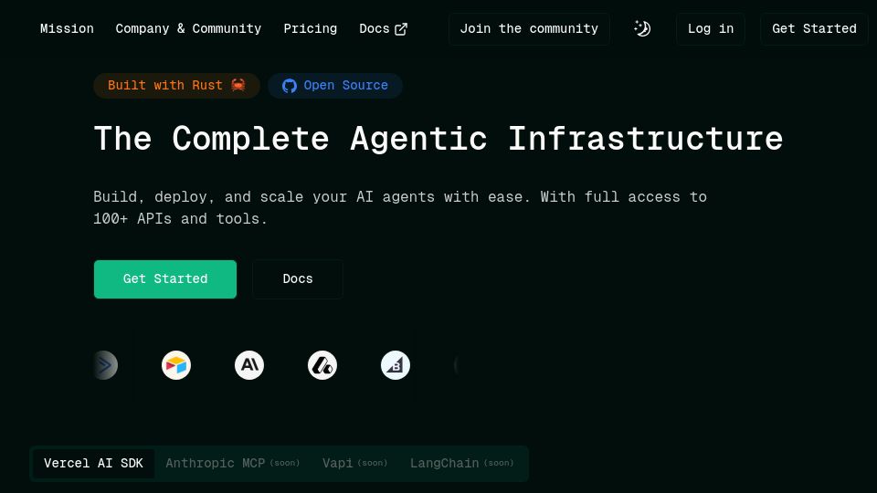 Screenshot of picaos.com: Show HN: Pica – Rust-based agentic AI infrastructure (open-source)
