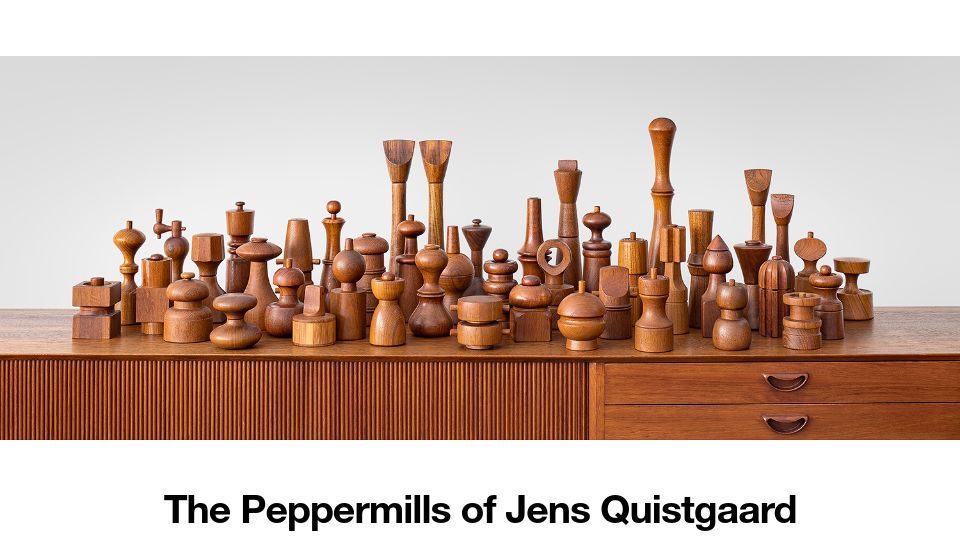 Screenshot of quistgaardpepper.com: The Peppermills of Jens Quistgaard