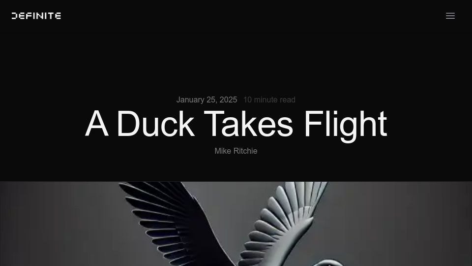 Screenshot of definite.app: Adding concurrent read/write to DuckDB with Arrow Flight