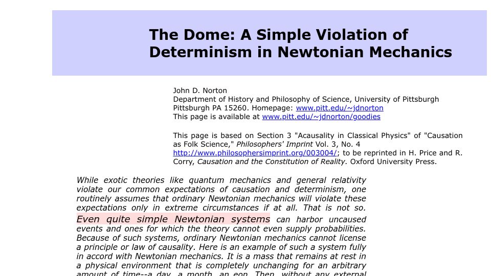 Screenshot of sites.pitt.edu: The Dome (2005)