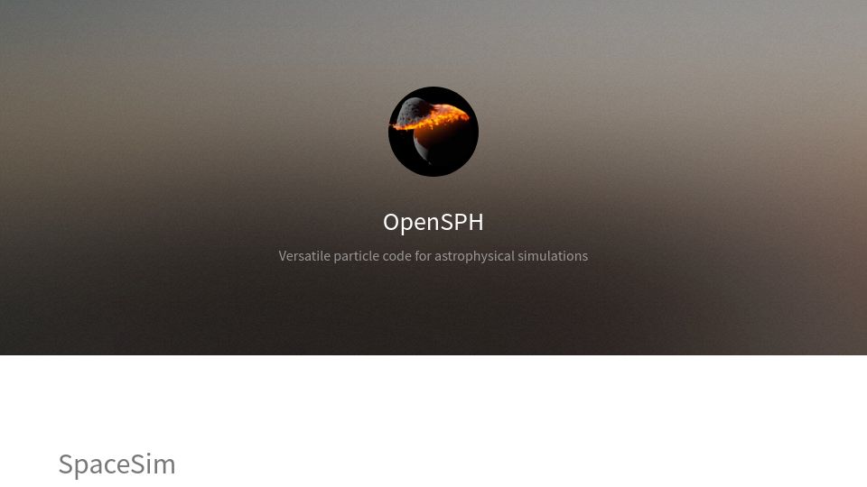 Screenshot of pavelsevecek.github.io: SpaceSim