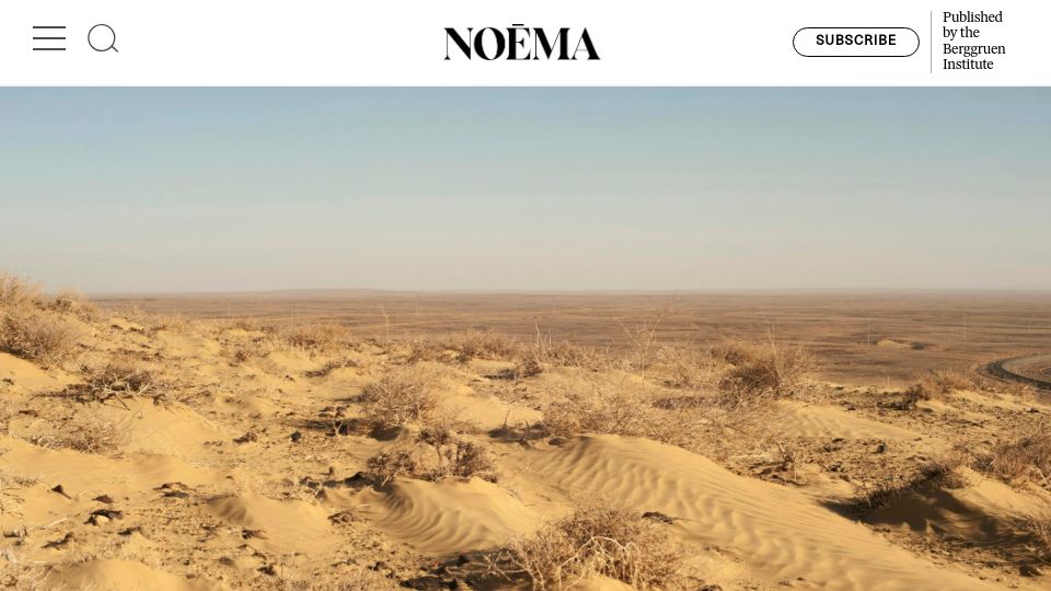 Screenshot of noemamag.com: Signs Of Life In A Desert