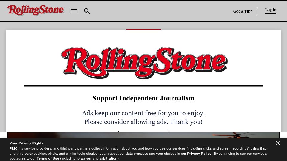 Screenshot of rollingstone.com: Palisades Fire suspect's ChatGPT history to be used as evidence