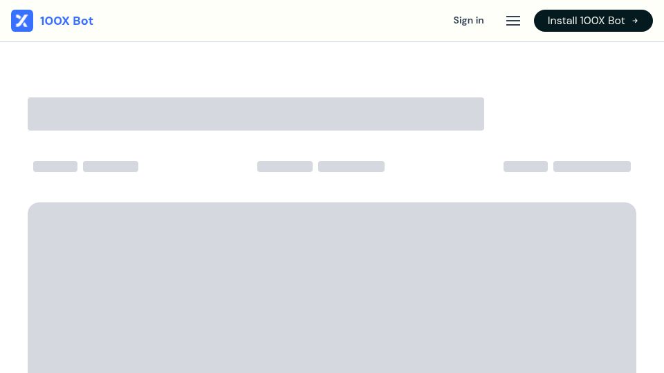 Screenshot of 100x.bot: A stateful browser agent using self-healing DOM maps