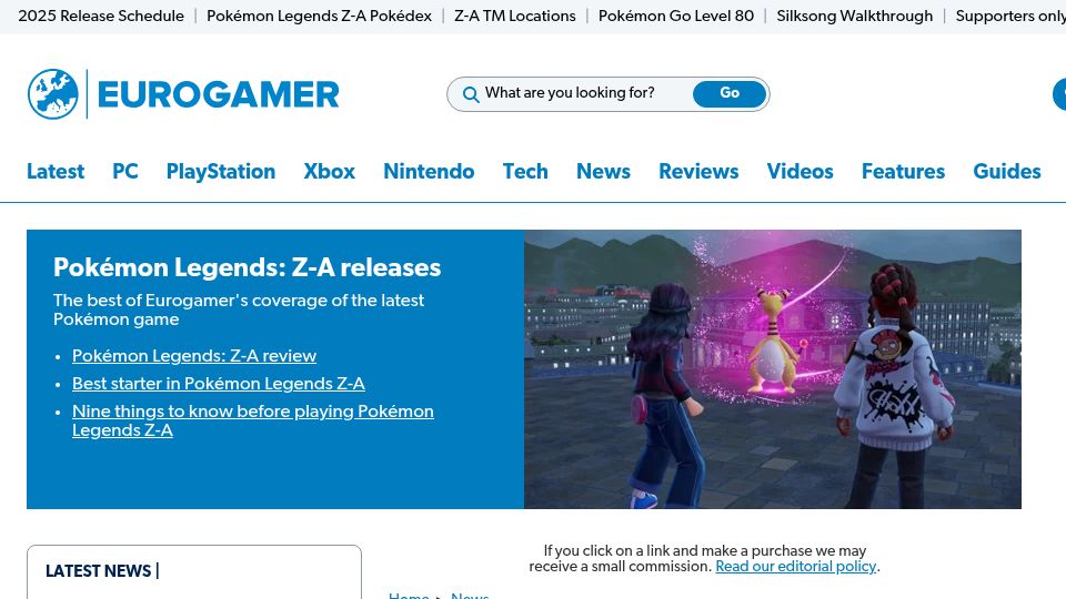 Screenshot of eurogamer.net: Video game union workers rally against $55B private acquisition of EA
