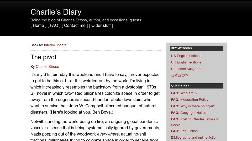 Screenshot of antipope.org: The pivot