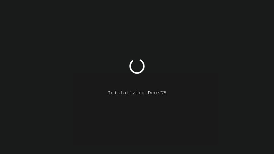 Screenshot of demo.duckui.com: Show HN: Duck-UI – Browser-Based SQL IDE for DuckDB