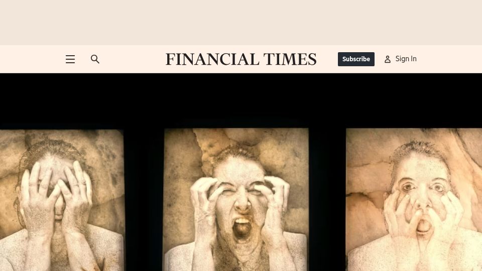 Screenshot of ft.com: Leading artists reveal the fabricators they entrust with their creations