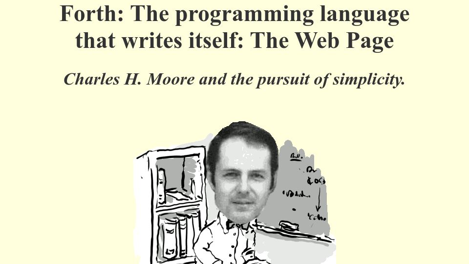 Screenshot of ratfactor.com: Forth: The programming language that writes itself