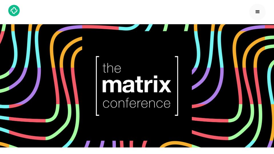 Screenshot of element.io: Matrix Conference 2025 Highlights