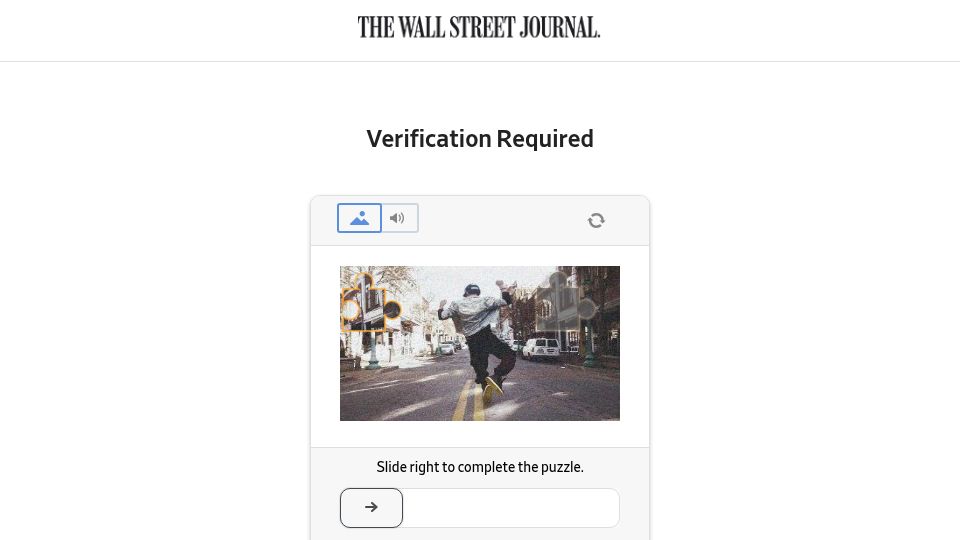Screenshot of wsj.com: Trump pardons convicted Binance founder