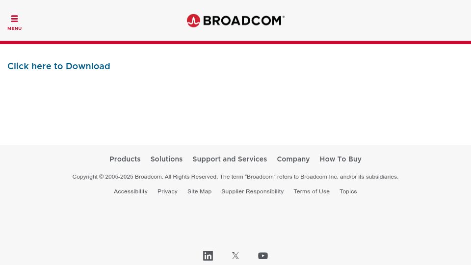 Screenshot of docs.broadcom.com: Broadcom AFBR-S20: High-Performance Miniature Spectrometer Product Brief [pdf]