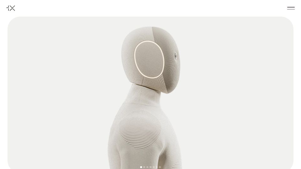 Screenshot of 1x.tech: 1X Neo – Home Robot - Pre Order