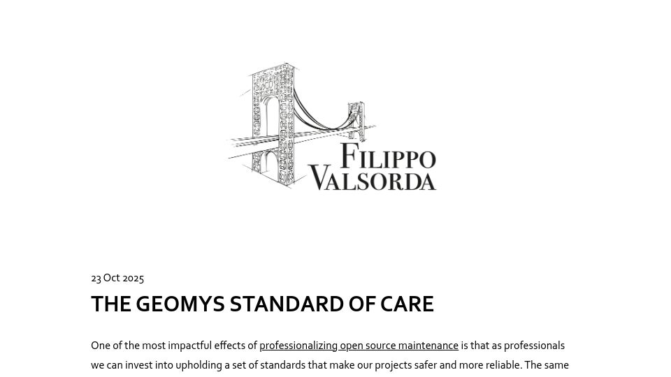 Screenshot of words.filippo.io: The Geomys Standard of Care
