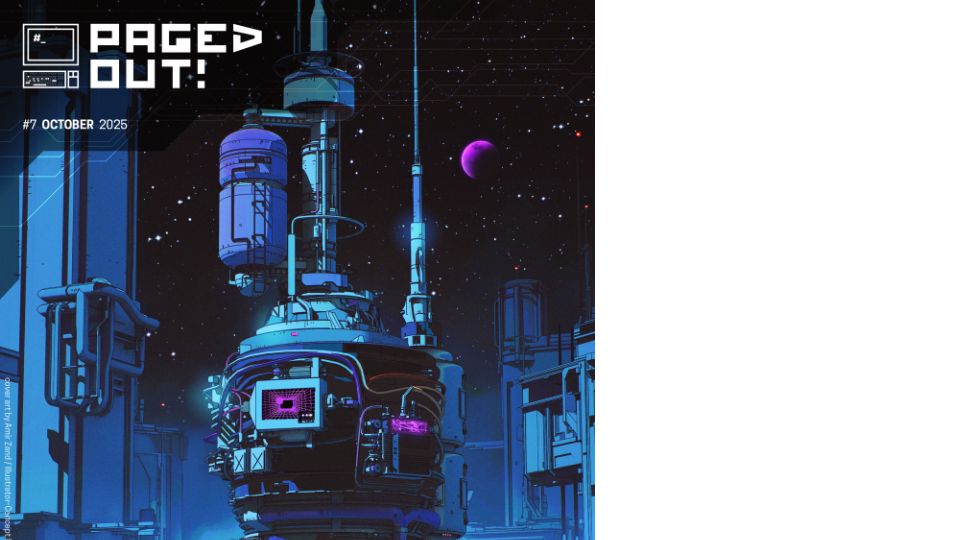 Screenshot of pagedout.institute: Paged Out Issue #7 [pdf]