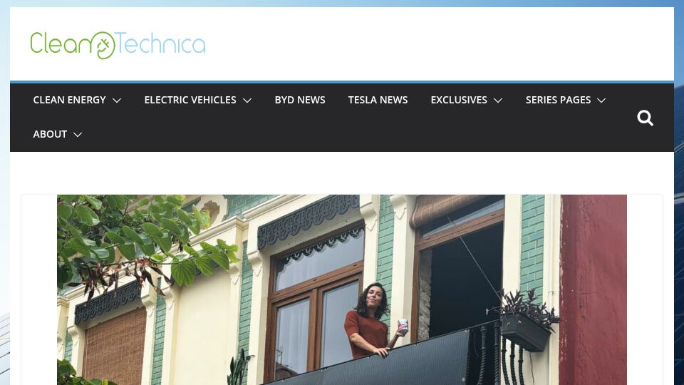 Screenshot of grist.org: Germany outfitted half a million balconies with solar panels