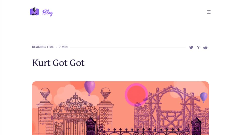 Screenshot of fly.io: Kurt Got Got