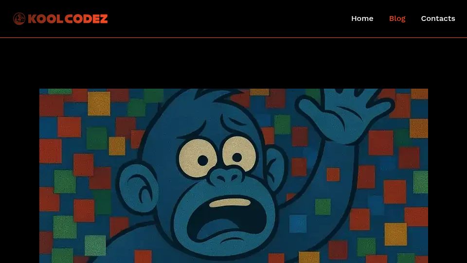 Screenshot of koolcodez.com: A 16.67 Millisecond Frame