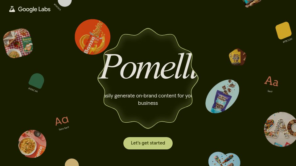 Screenshot of blog.google: Pomelli