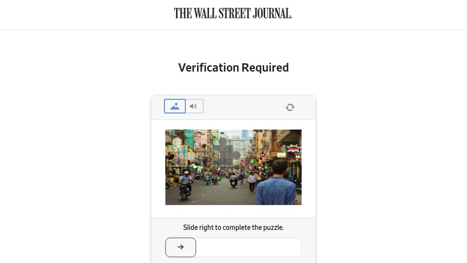 Screenshot of wsj.com: In a U.S. First, New Mexico Opens Doors to Free Child Care for All