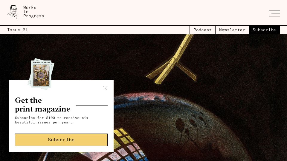 Screenshot of worksinprogress.co: Inflatable Space Stations
