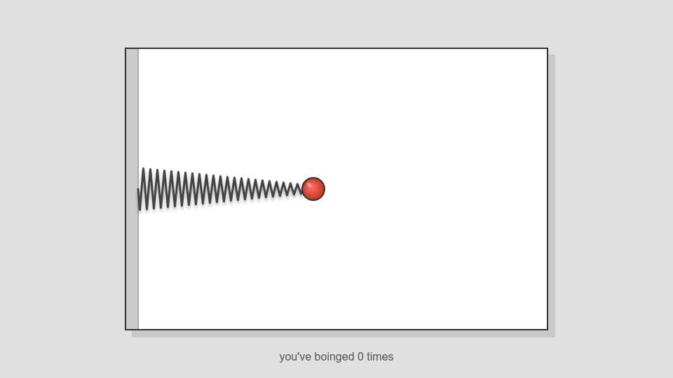 Screenshot of boing.greg.technology: Show HN: Boing