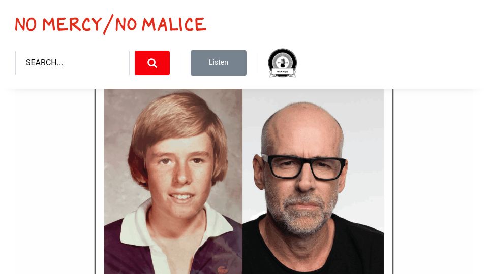 Screenshot of profgalloway.com: Notes on Being a Man