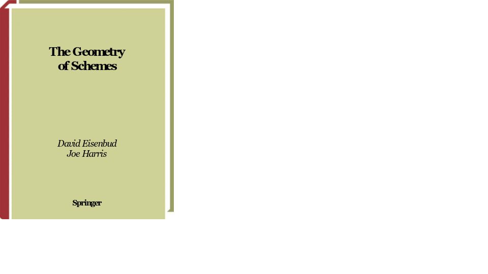 Screenshot of webhomes.maths.ed.ac.uk: The Geometry of Schemes [pdf]