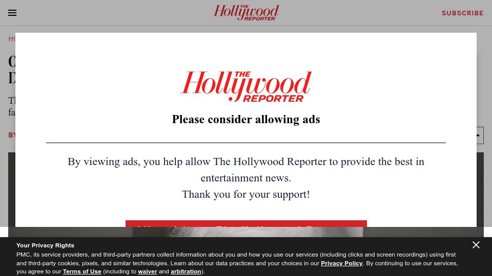 Screenshot of hollywoodreporter.com: Otto Nemenz, Supplier and Designer of Cameras and Lenses for Hollywood, Dies