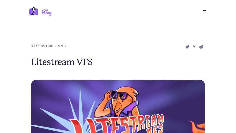 Screenshot of fly.io: Litestream VFS