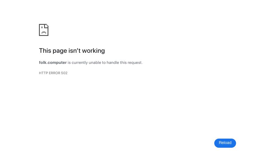 Screenshot of folk.computer: What folk can do