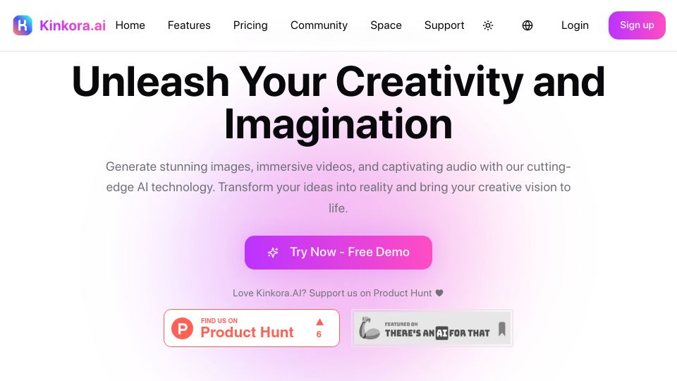 Screenshot of kinkora.fun: Show HN: Kinkora – A creative playground for experimenting with video models