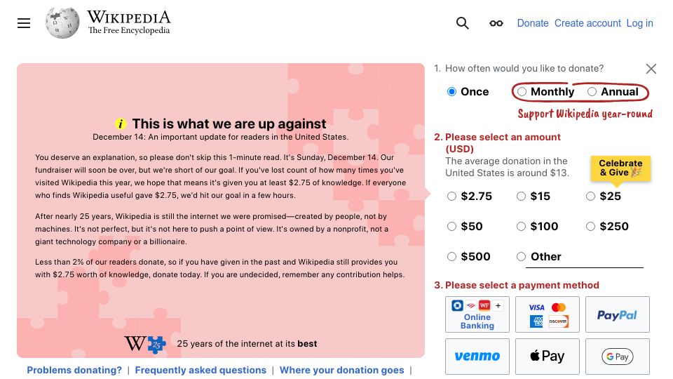 Screenshot of en.wikipedia.org: Cat Gap