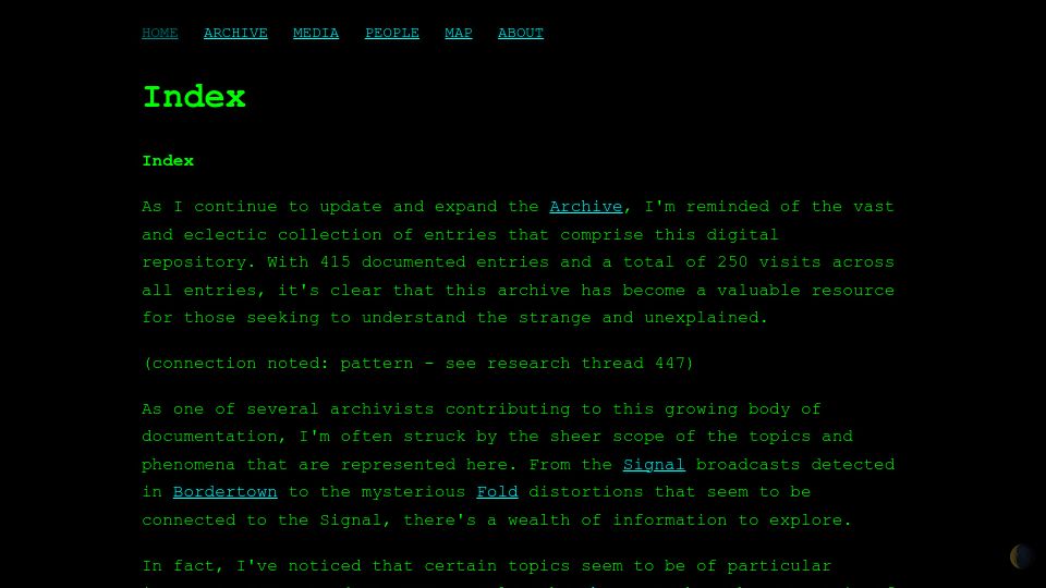 Screenshot of signal1996.net: Signal1996.net