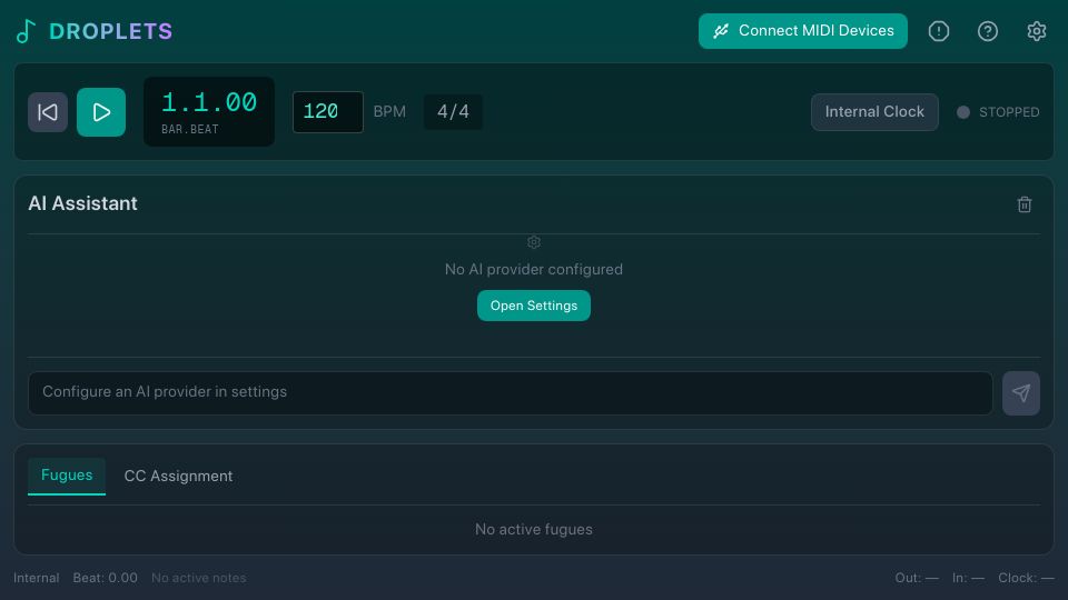 Screenshot of simplychris.ai: Show HN: I built a WebMIDI sequencer to control my hardware synths