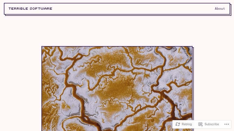 Screenshot of terriblesoftware.org: What makes you senior