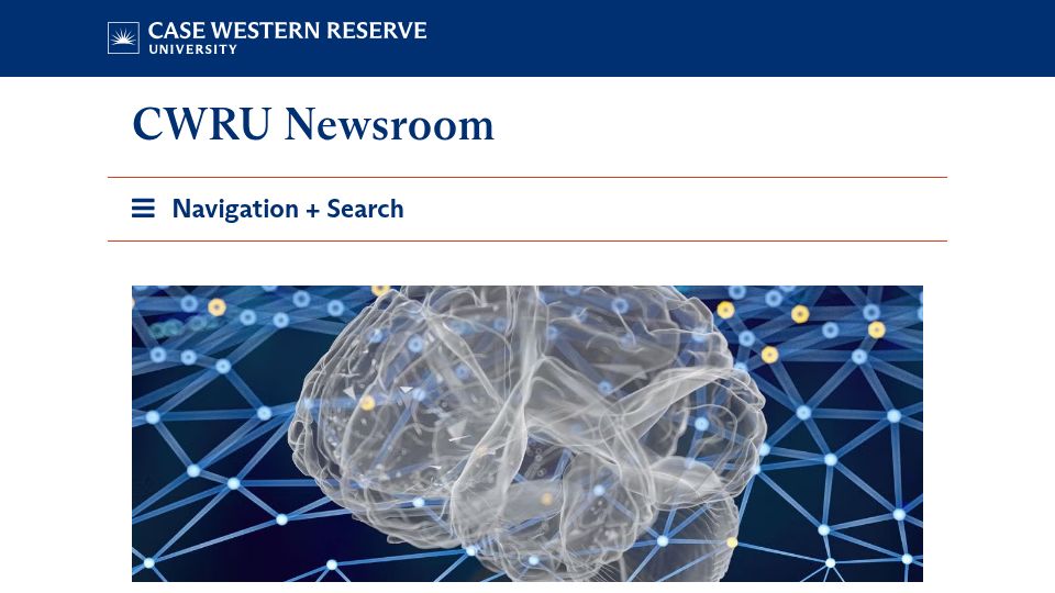 Screenshot of case.edu: Alzheimer’s disease can be reversed in animal models? Study