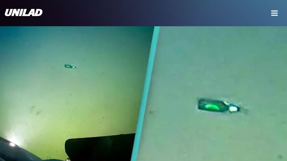 Screenshot of unilad.com: Scientists discover beer bottle in the Mariana Trench (2024)