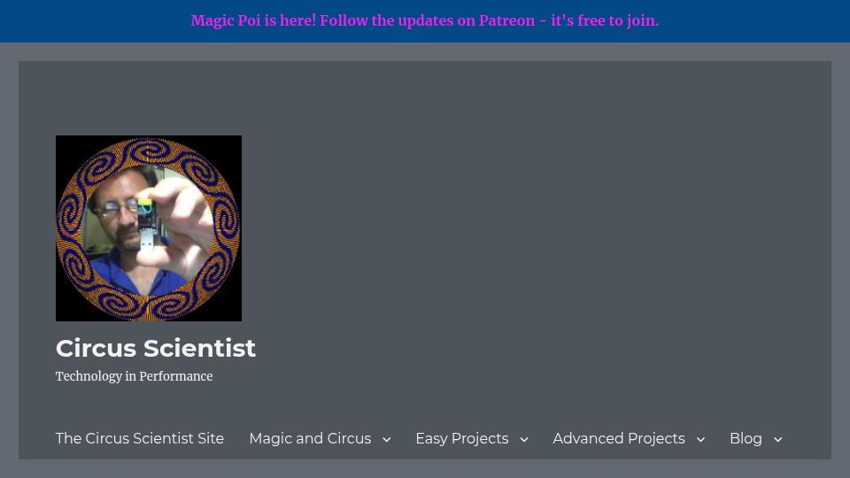 Screenshot of circusscientist.com: Google is dead. Where do we go now?
