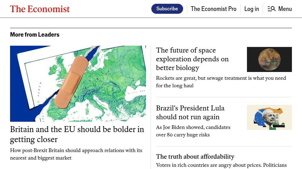 Screenshot of economist.com: OpenAI's cash burn will be one of the big bubble questions of 2026