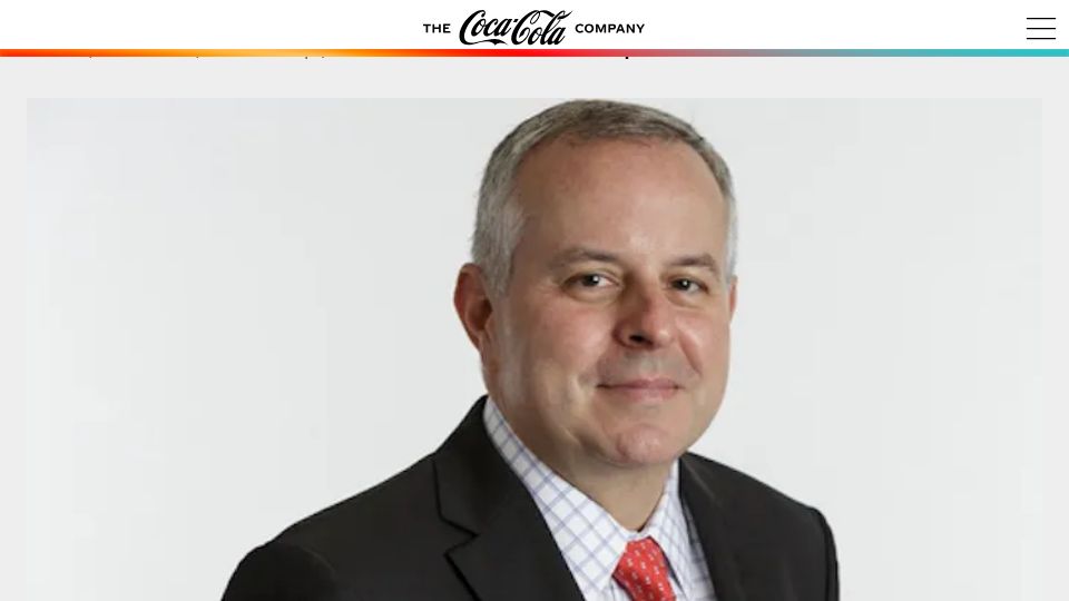 Screenshot of coca-colacompany.com: Coca Cola has an executive dedicated to McDonald's