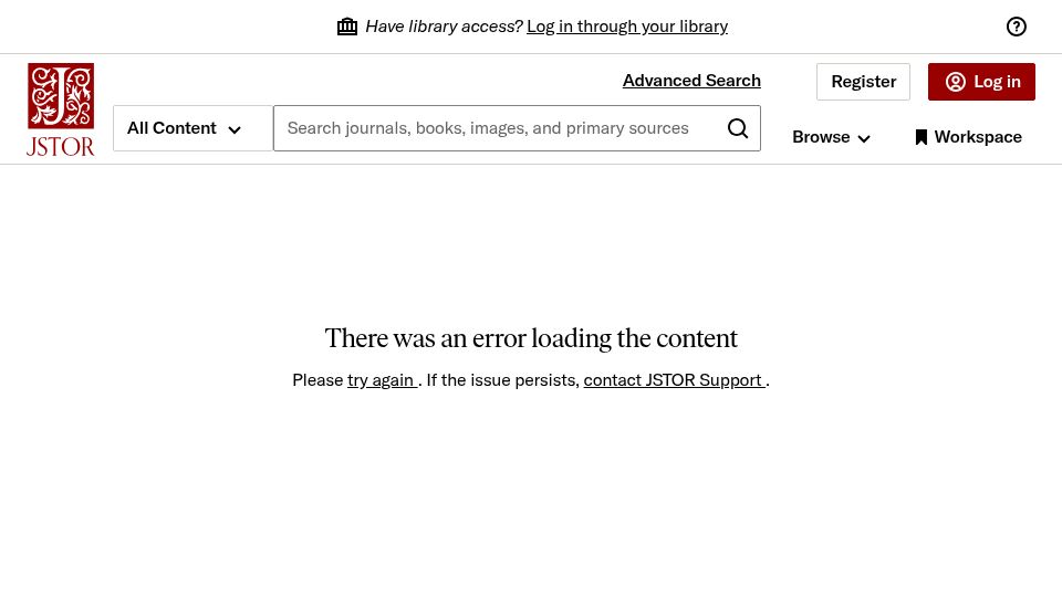Screenshot of jstor.org: Mathematics Without Numbers (1959)
