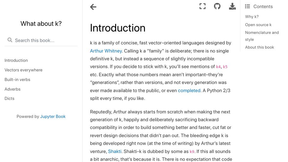 Screenshot of xpqz.github.io: What about K?