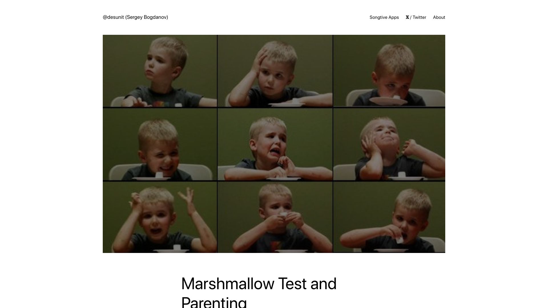 Screenshot of desunit.com: Why young parents should focus on building trust with their kids