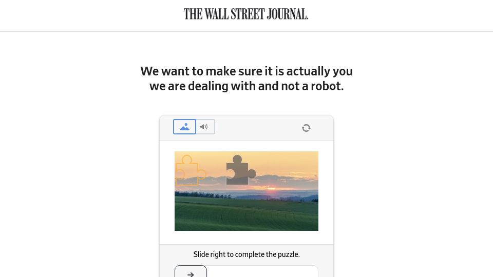 Screenshot of wsj.com: When your last name is Null, nothing works