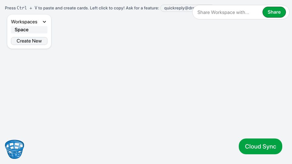 Screenshot of dropbud.co: Show HN: Dropbud – A place to upload files without uploading