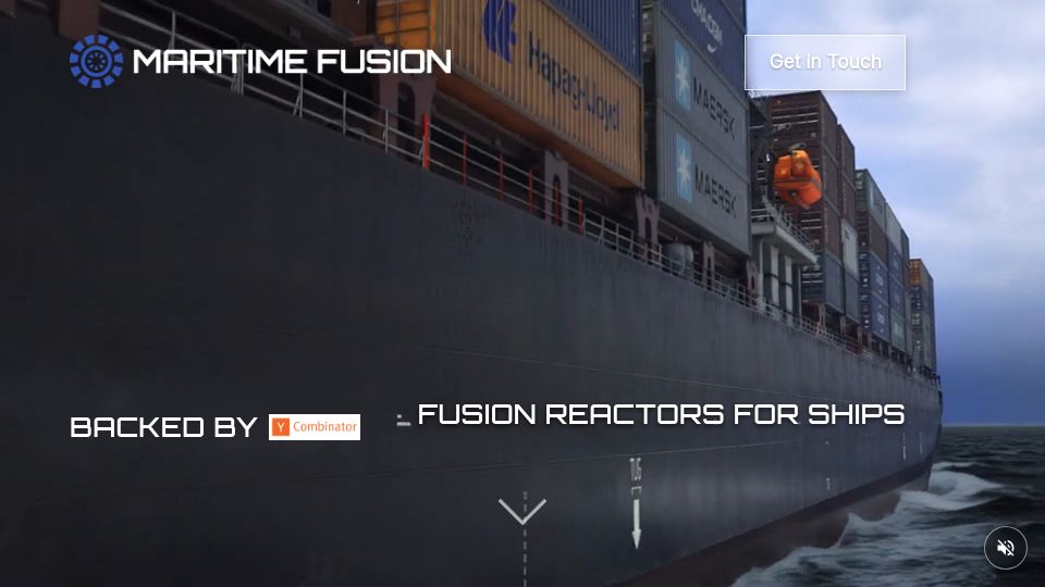 Screenshot of Hacker News post: Launch HN: Maritime Fusion (YC W25) – Fusion Reactors for Ships