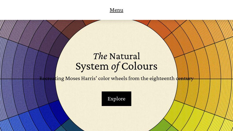 Screenshot of c82.net: The Natural System of Colours